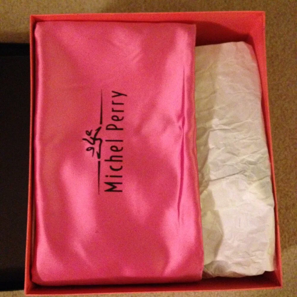 NWT VTG Carolyn Bessette Black Leather Short Boots by Michel Perry - Picture 12 of 16